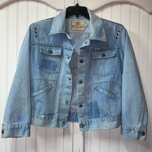 70s Dee Cee Western Denim Wrangler Western Trucker Jacket L Harley David…
